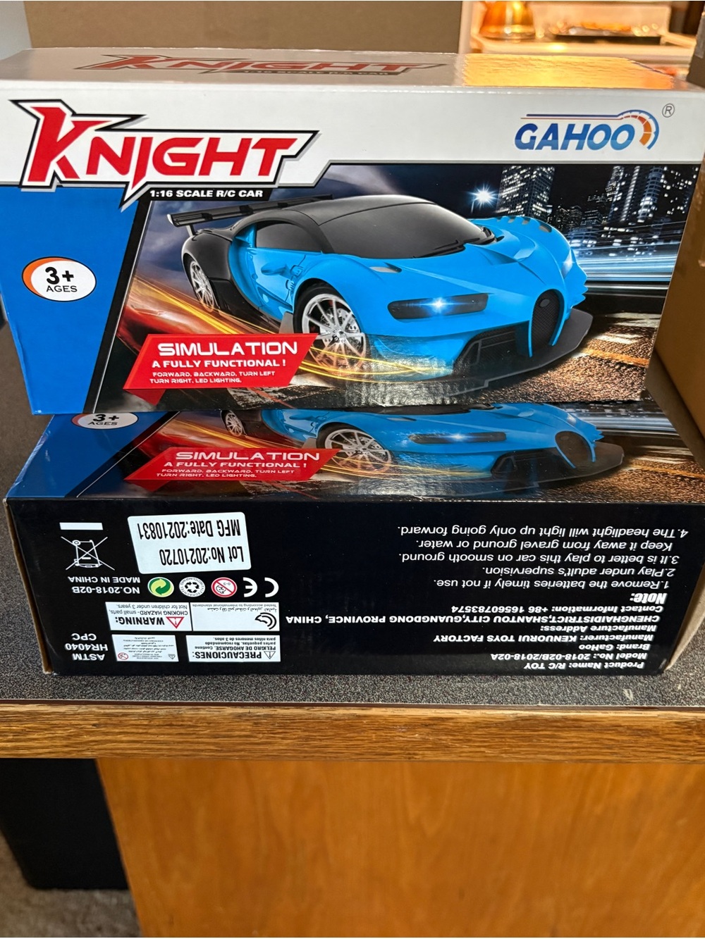 Remote Control Sports Car Toy - Blue